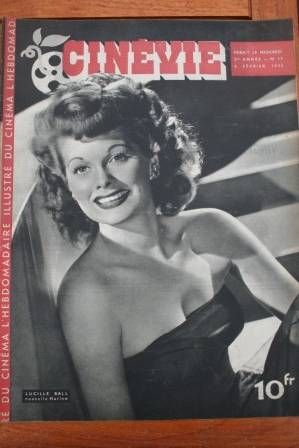CINEVIE magazine side cover Issue 19 6 February 1946
