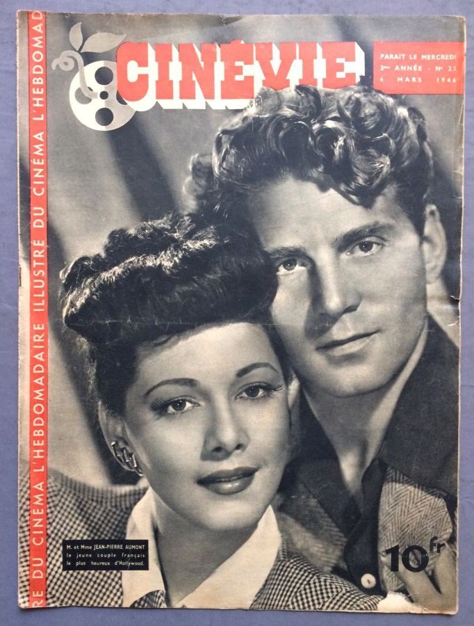 CINEVIE magazine side cover Issue 23 6 March 1946