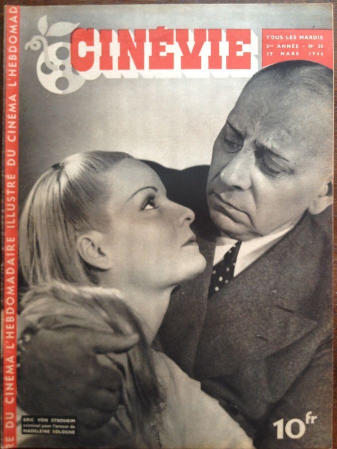 CINEVIE magazine side cover Issue 25 19 March 1946