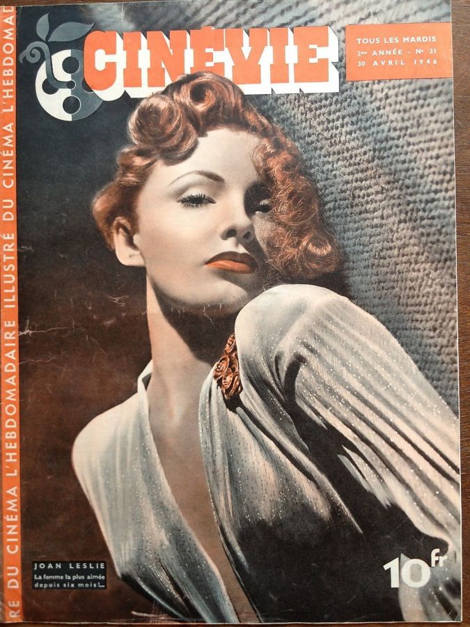 CINEVIE magazine side cover Issue 31 30 April 1946