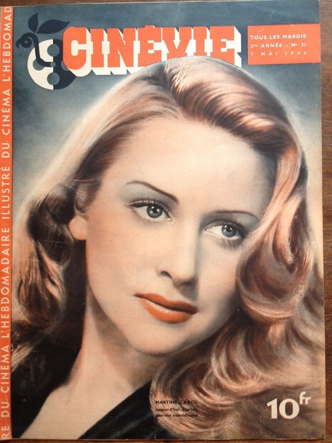 CINEVIE magazine side cover Issue 32 7 May 1946