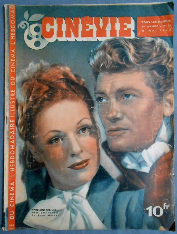 CINEVIE magazine side cover Issue 35 28 May 1946