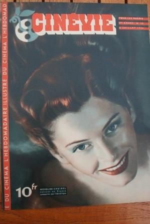 CINEVIE magazine side cover Issue 40 2 July 1946