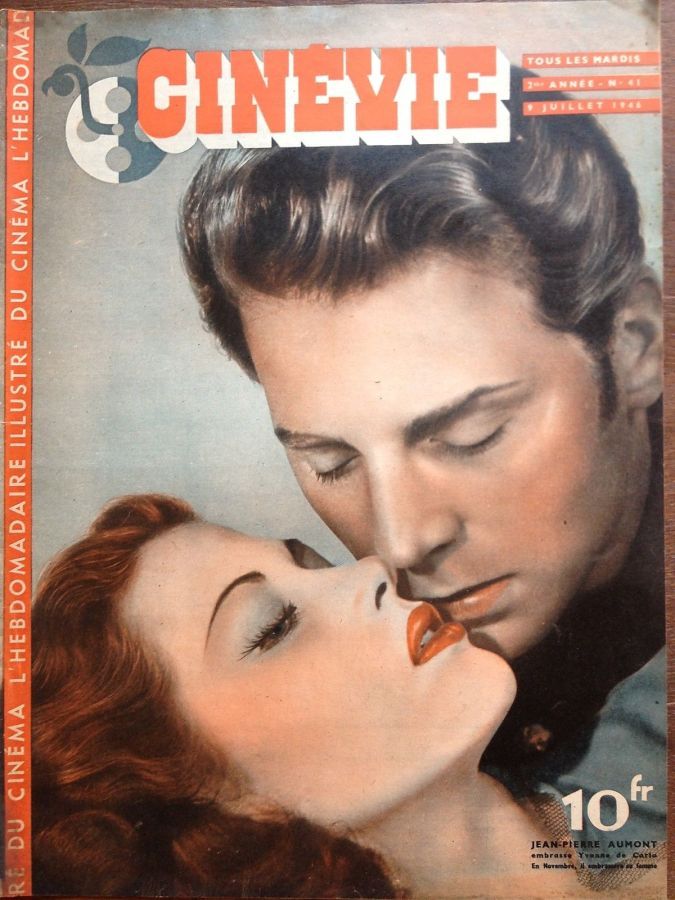 CINEVIE magazine side cover Issue 41 9 July 1946
