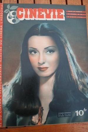 CINEVIE magazine side cover Issue 45 6 August 1946