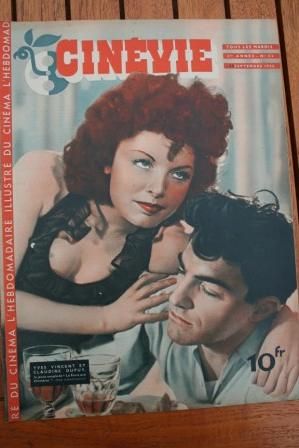 CINEVIE magazine side cover Issue 52 24 September 1946