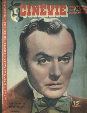 CINEVIE magazine side cover Issue 60 19 November 1946