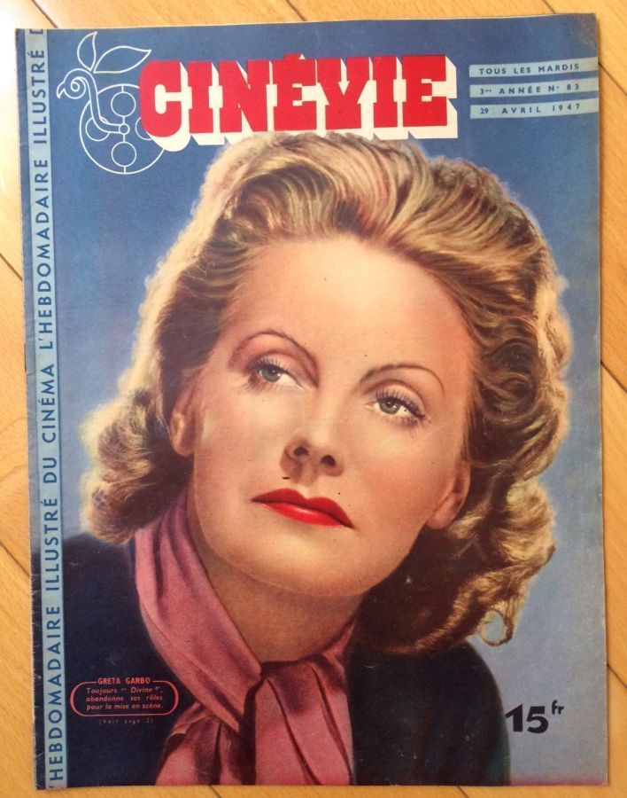 CINEVIE magazine side cover Issue 83 29 April 1947