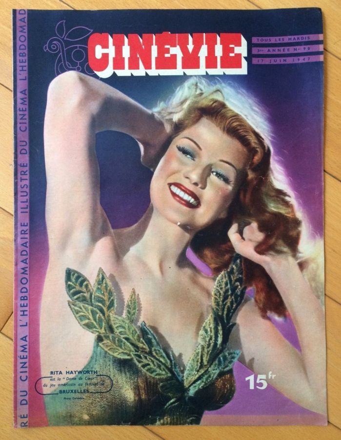 CINEVIE magazine side cover Issue 90 17 June 1947