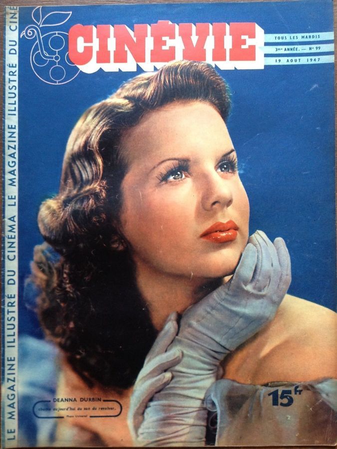 CINEVIE magazine side cover Issue 99 19 August 1947