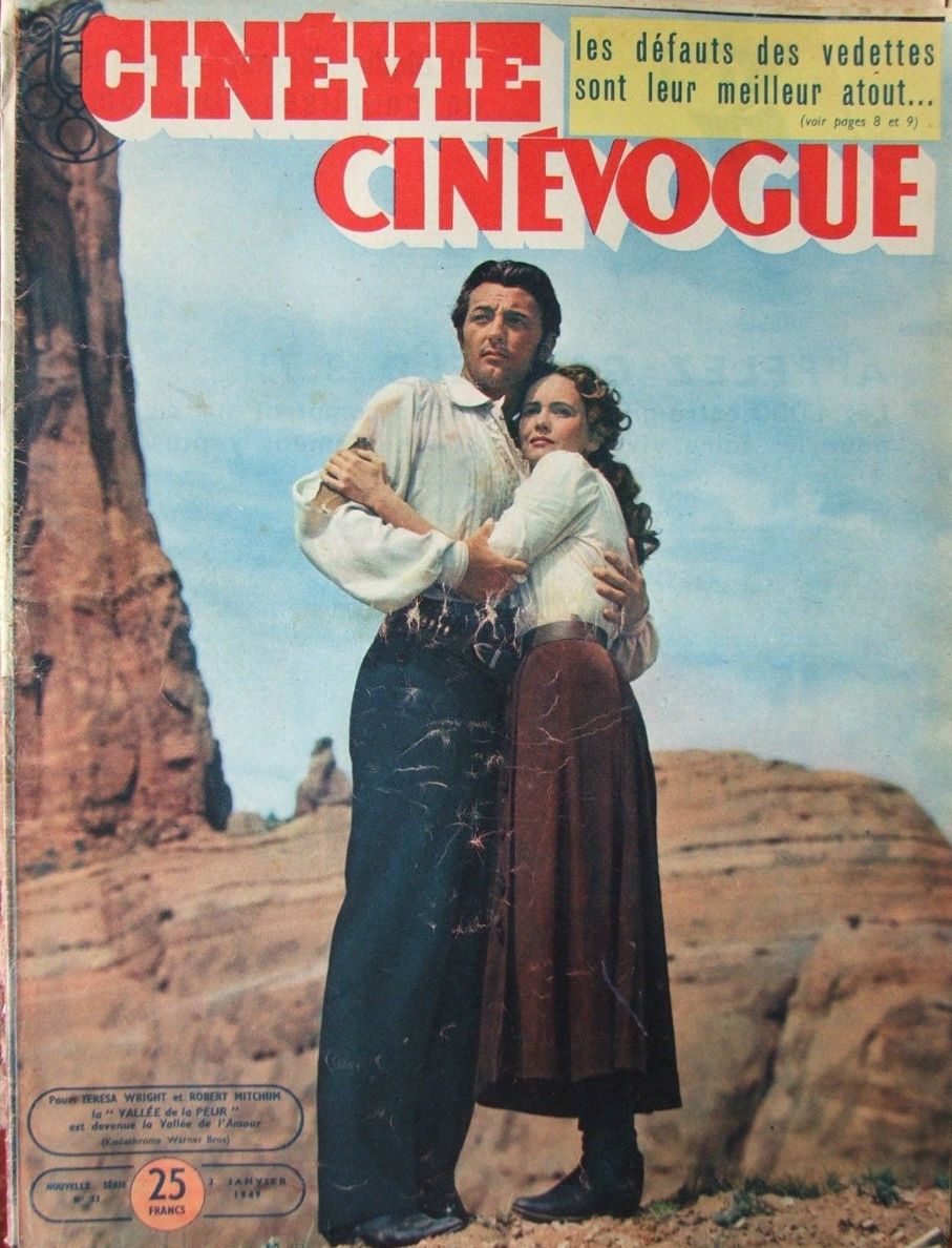 CINEVIE CINEVOGUE magazine side cover Issue 33 3 January 1949