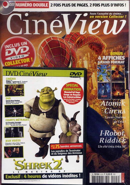 CINEVIEW magazine side cover Issue 4 July 2004