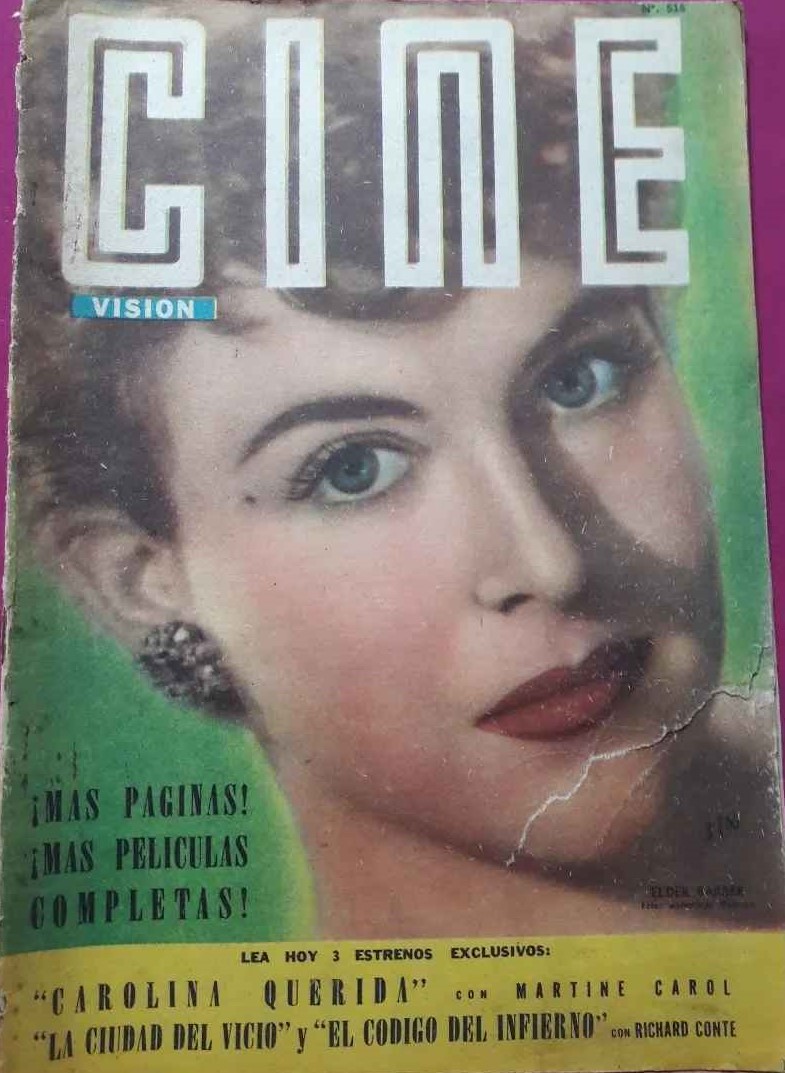 CINE VISION magazine side cover Issue 518   1956