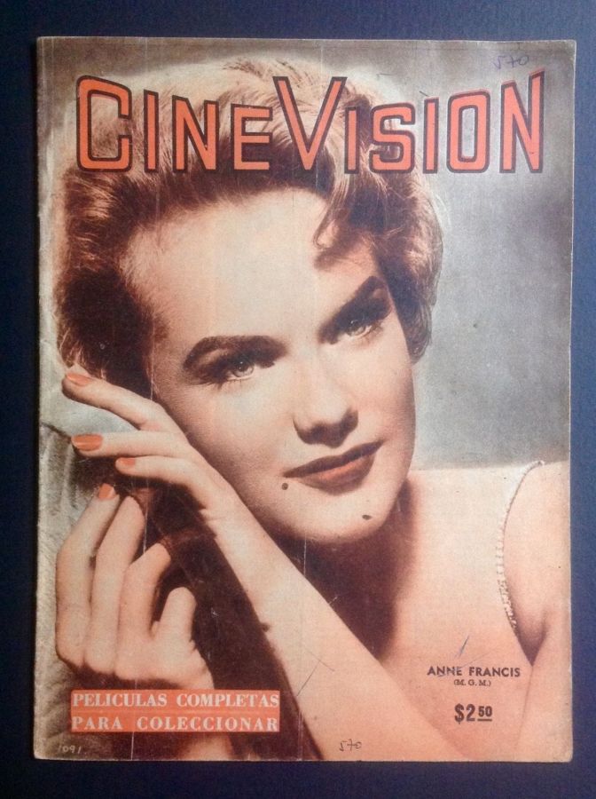 CINE VISION magazine side cover Issue 570 13 November 1957