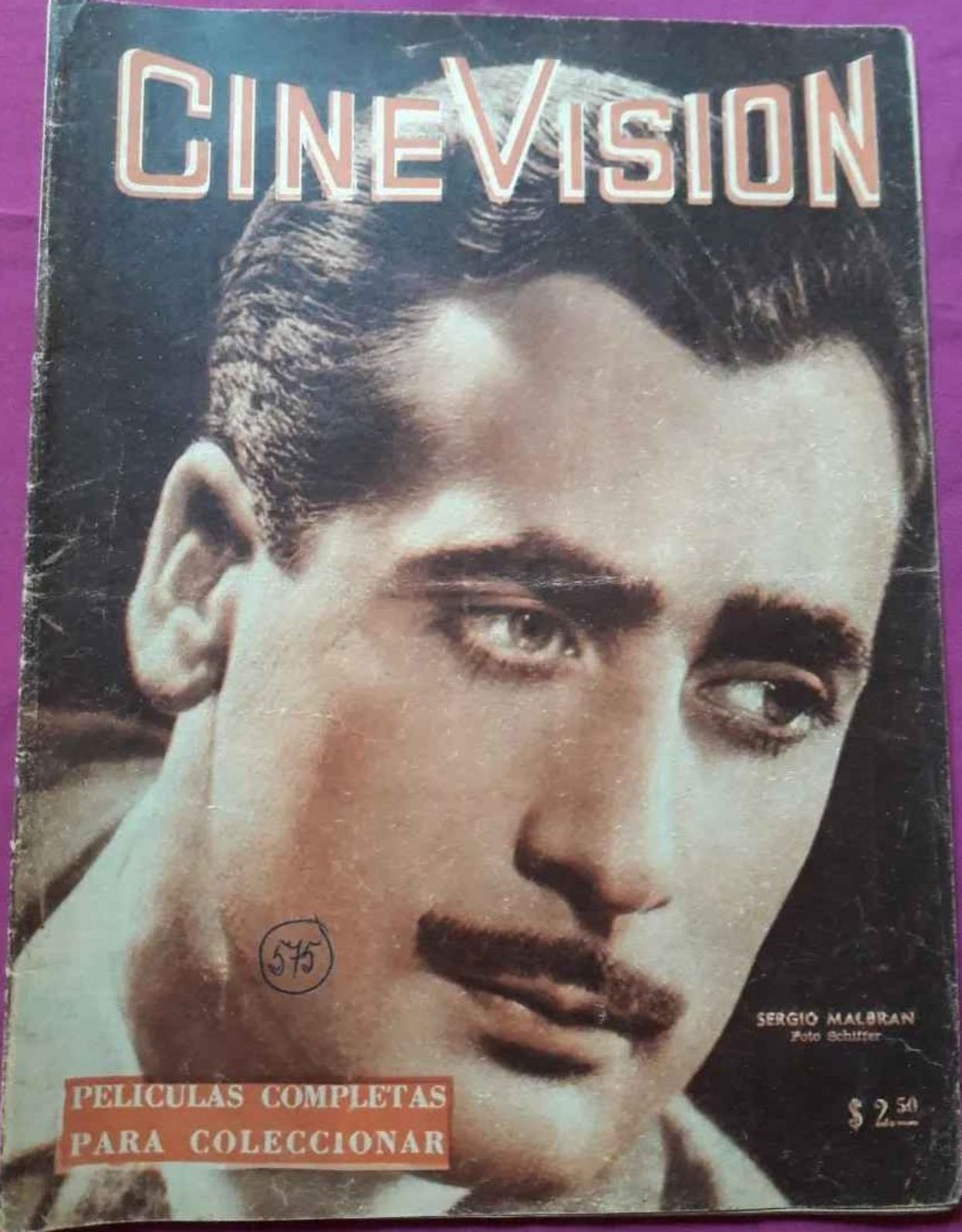 CINE VISION magazine side cover Issue 575  December 1957