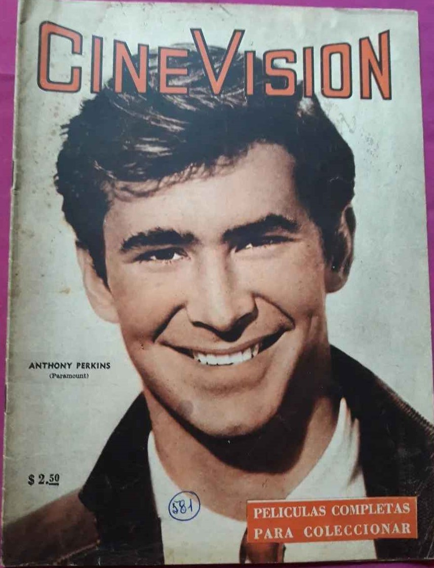 CINE VISION magazine side cover Issue 581  January 1958