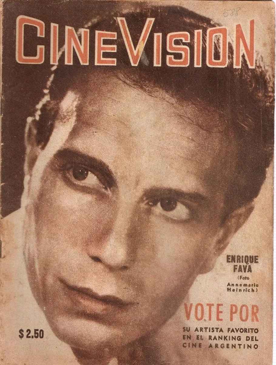 CINE VISION magazine side cover Issue 588  March 1958
