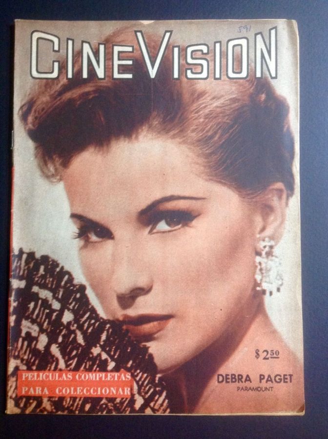 CINE VISION magazine side cover Issue 591 9 April 1958