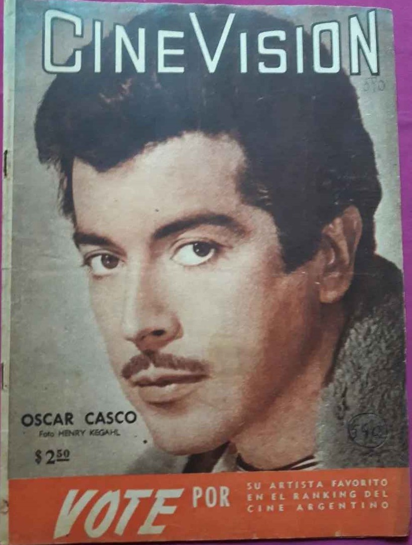 CINE VISION magazine side cover Issue 590  April 1958