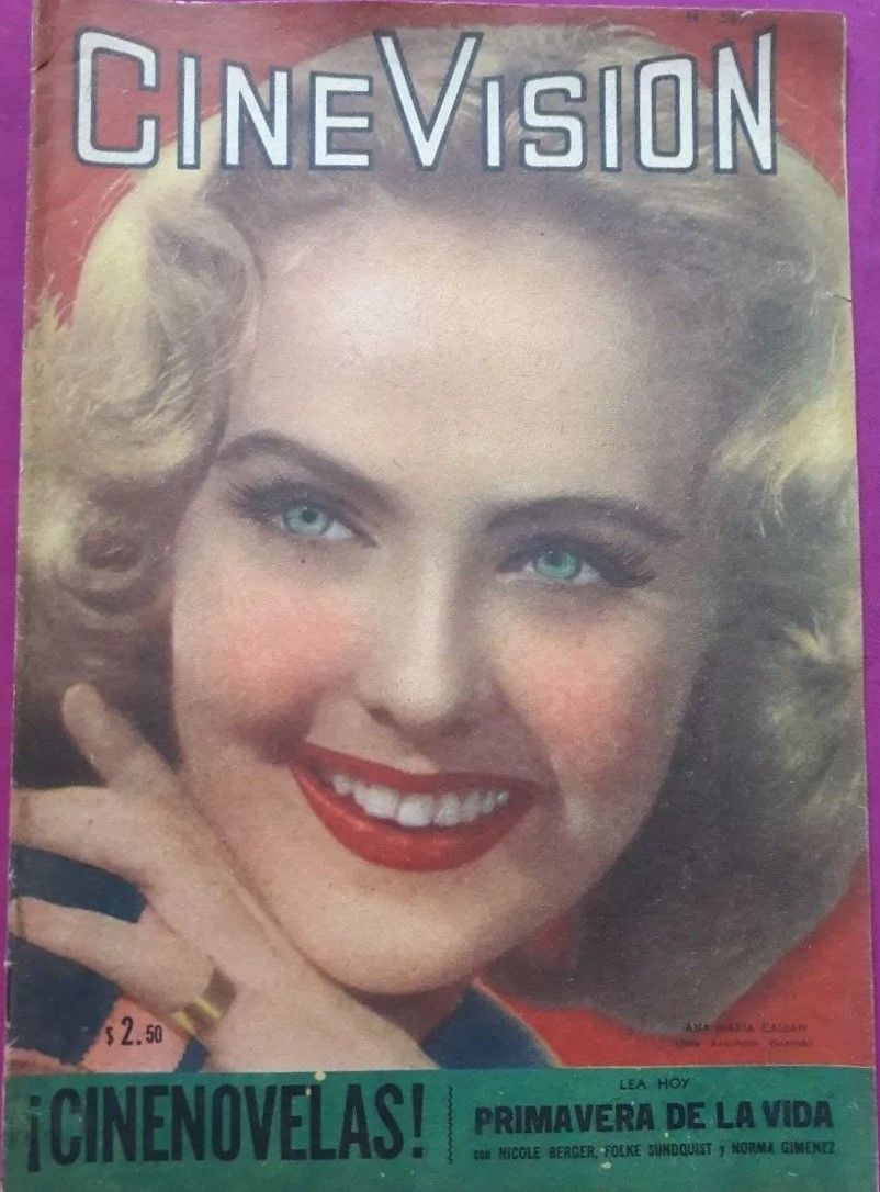 CINE VISION magazine side cover Issue 555  July 1957
