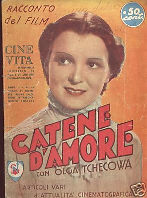 CINEVITA magazine side cover 21 December 1935