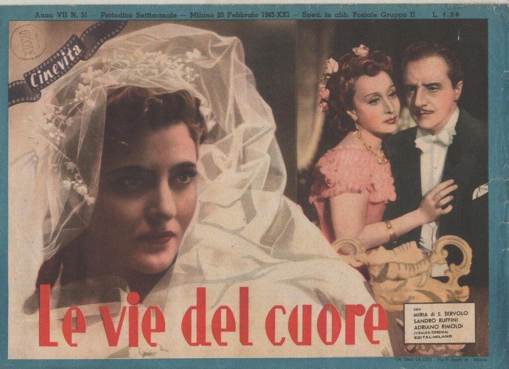 CINEVITA magazine side cover Issue 51 20 February 1943