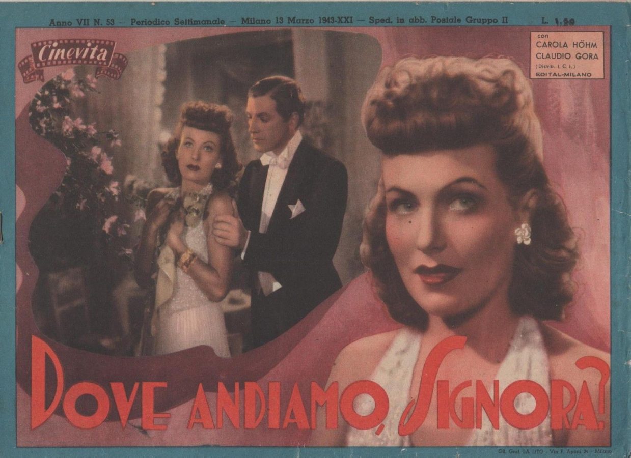 CINEVITA magazine side cover Issue 53 13 March 1943