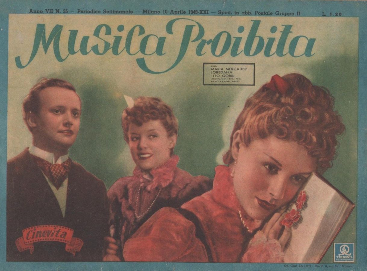 CINEVITA magazine side cover Issue 55 10 April 1943