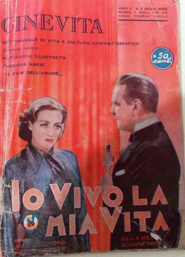 CINEVITA magazine side cover Issue 8 9 April 1936