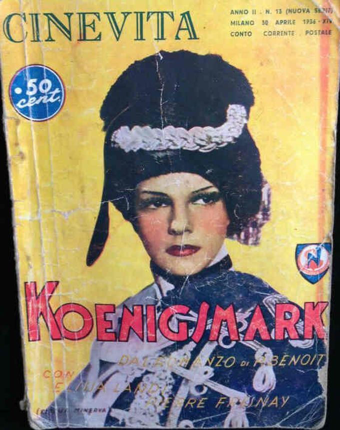 CINEVITA magazine side cover Issue 13 30 April 1936