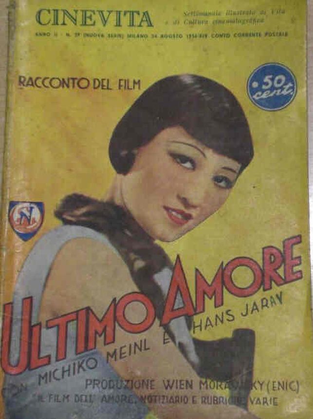 CINEVITA magazine side cover Issue 29 24 August 1936
