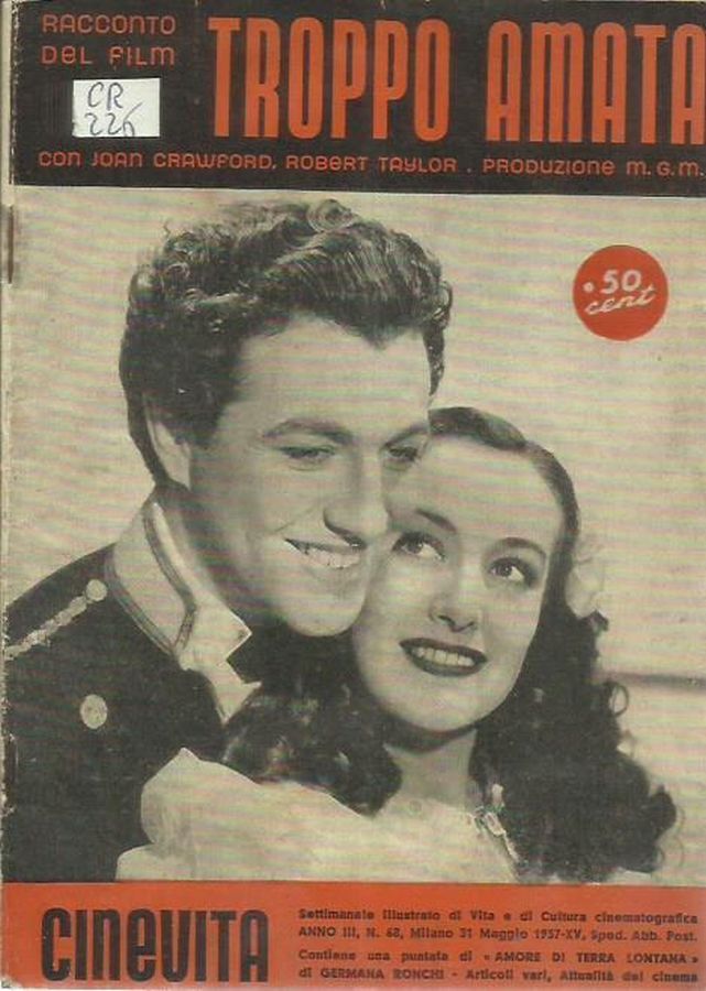 CINEVITA magazine side cover Issue 68 31 May 1937