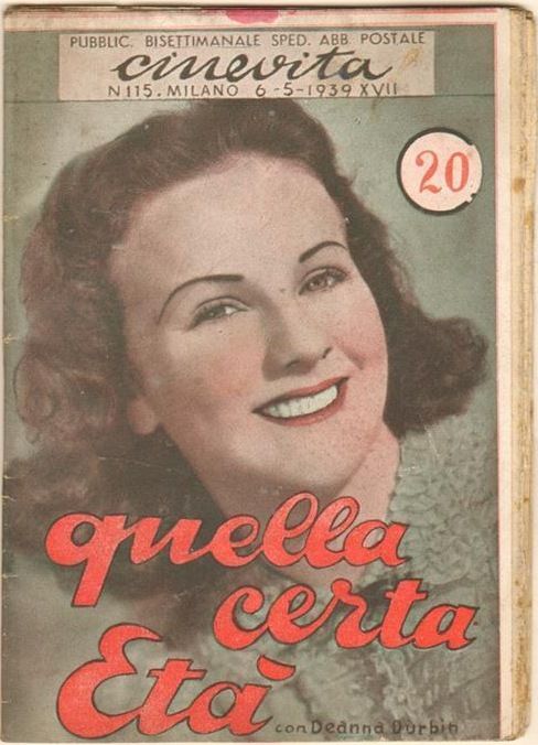 CINEVITA magazine side cover Issue 115 6 May 1939
