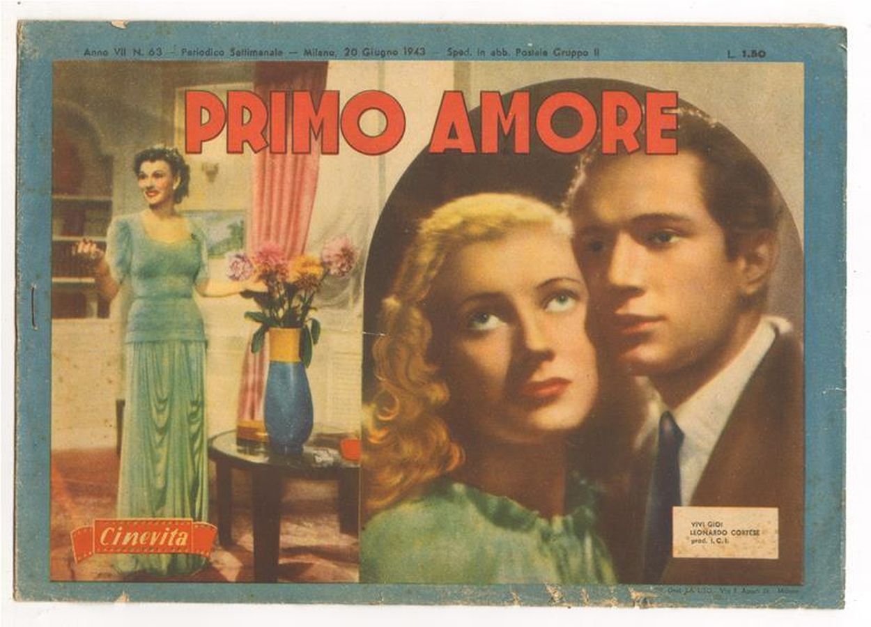 CINEVITA magazine side cover Issue 63 20 June 1943