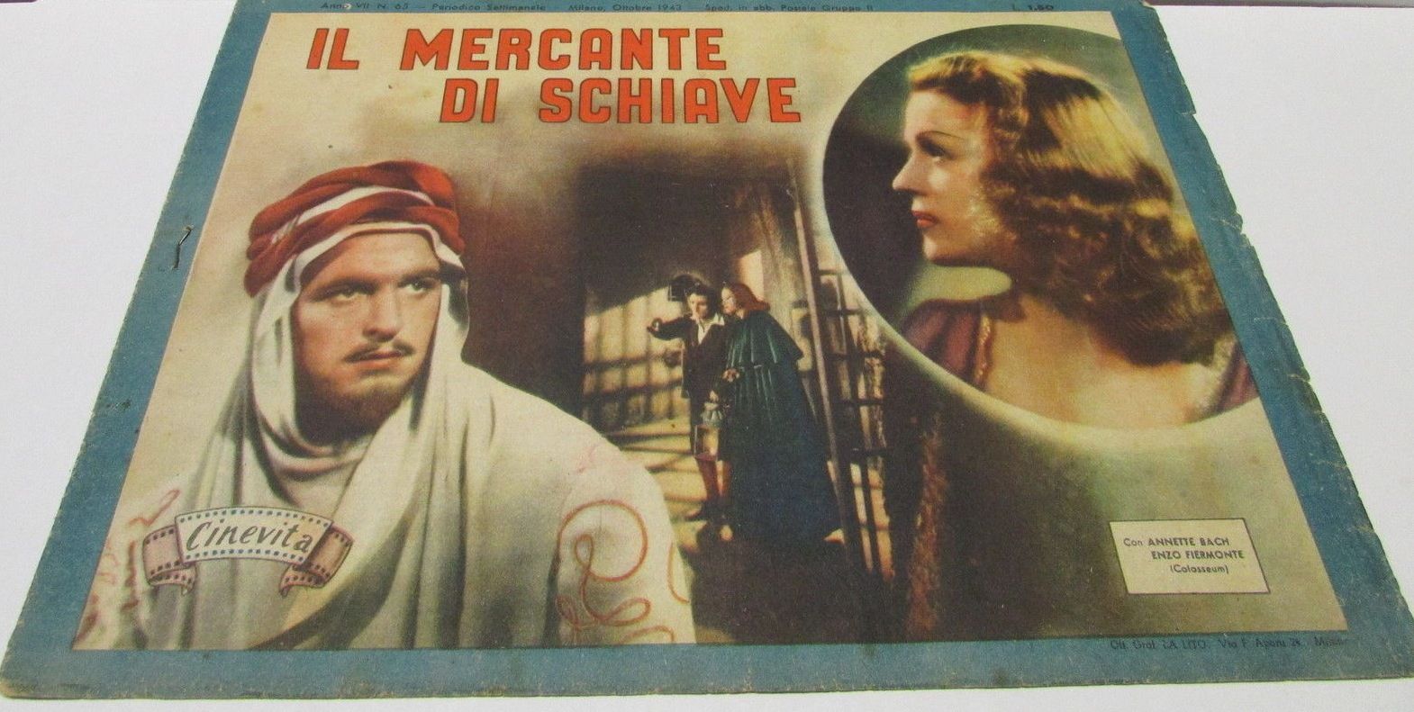 CINEVITA magazine side cover Issue 65 October 1943