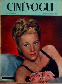 CINEVOGUE magazine side cover Issue 7 11 June 1946