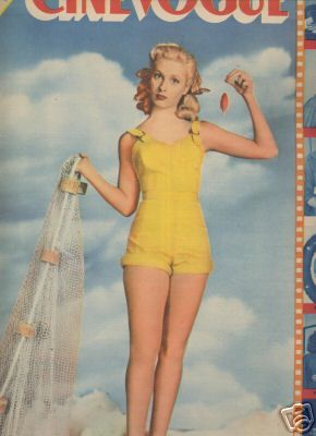 CINEVOGUE magazine side cover Issue 100 26 March 1948