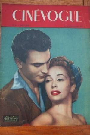 CINEVOGUE magazine side cover Issue 16 13 August 1946