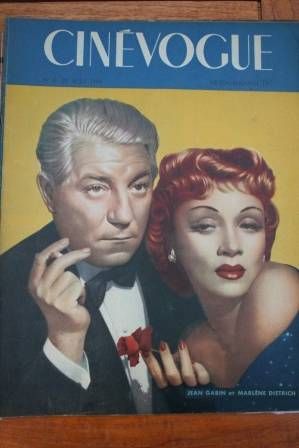 CINEVOGUE magazine side cover Issue 17 20 August 1946