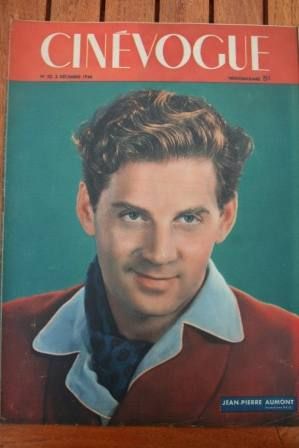 CINEVOGUE magazine side cover Issue 32 3 December 1946