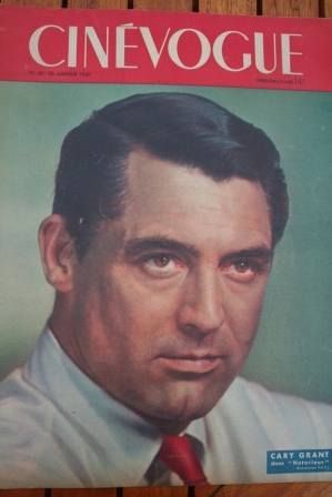CINEVOGUE magazine side cover Issue 40 28 January 1947