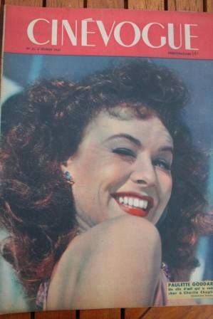 CINEVOGUE magazine side cover Issue 41 4 February 1947