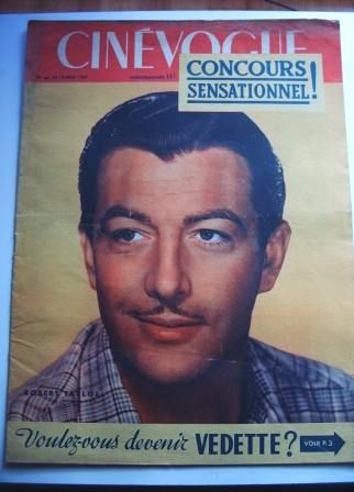 CINEVOGUE magazine side cover Issue 44 25 February 1947