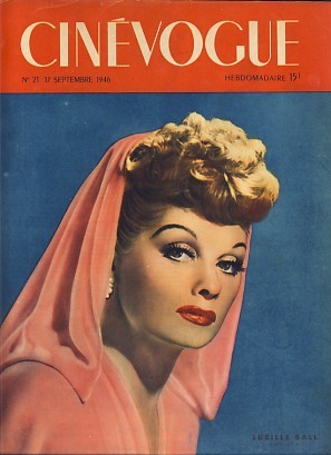 CINEVOGUE magazine side cover Issue 21 17 September 1946