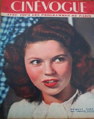 CINEVOGUE magazine side cover Issue 85 12 December 1947