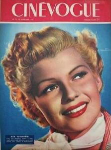 CINEVOGUE magazine side cover Issue 75 30 September 1947