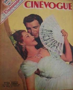CINEVOGUE magazine side cover Issue 90 16 January 1948