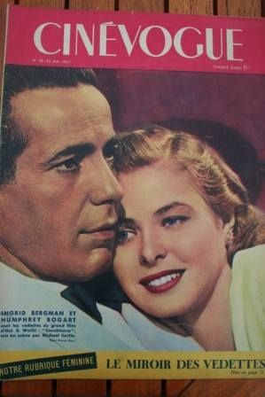 CINEVOGUE magazine side cover Issue 56 20 May 1947