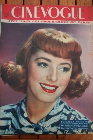 CINEVOGUE magazine side cover Issue 61 24 June 1947