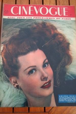 CINEVOGUE magazine side cover Issue 69 19 August 1947